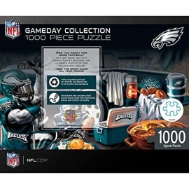 Masterpieces 1000 Piece Jigsaw Puzzle for Adults - NFL Philadelphia Eagles Gameday - 19.25