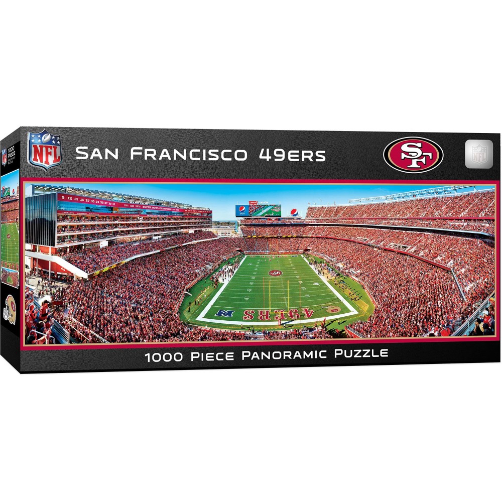 San Francisco 49ers Panoramic 1000 pc End Zone