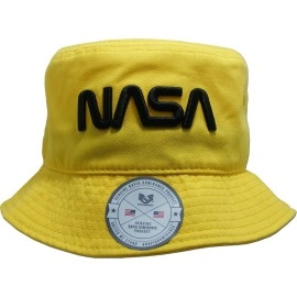 Nasa Relaxed Bucket Hat Worm Yellow Sm