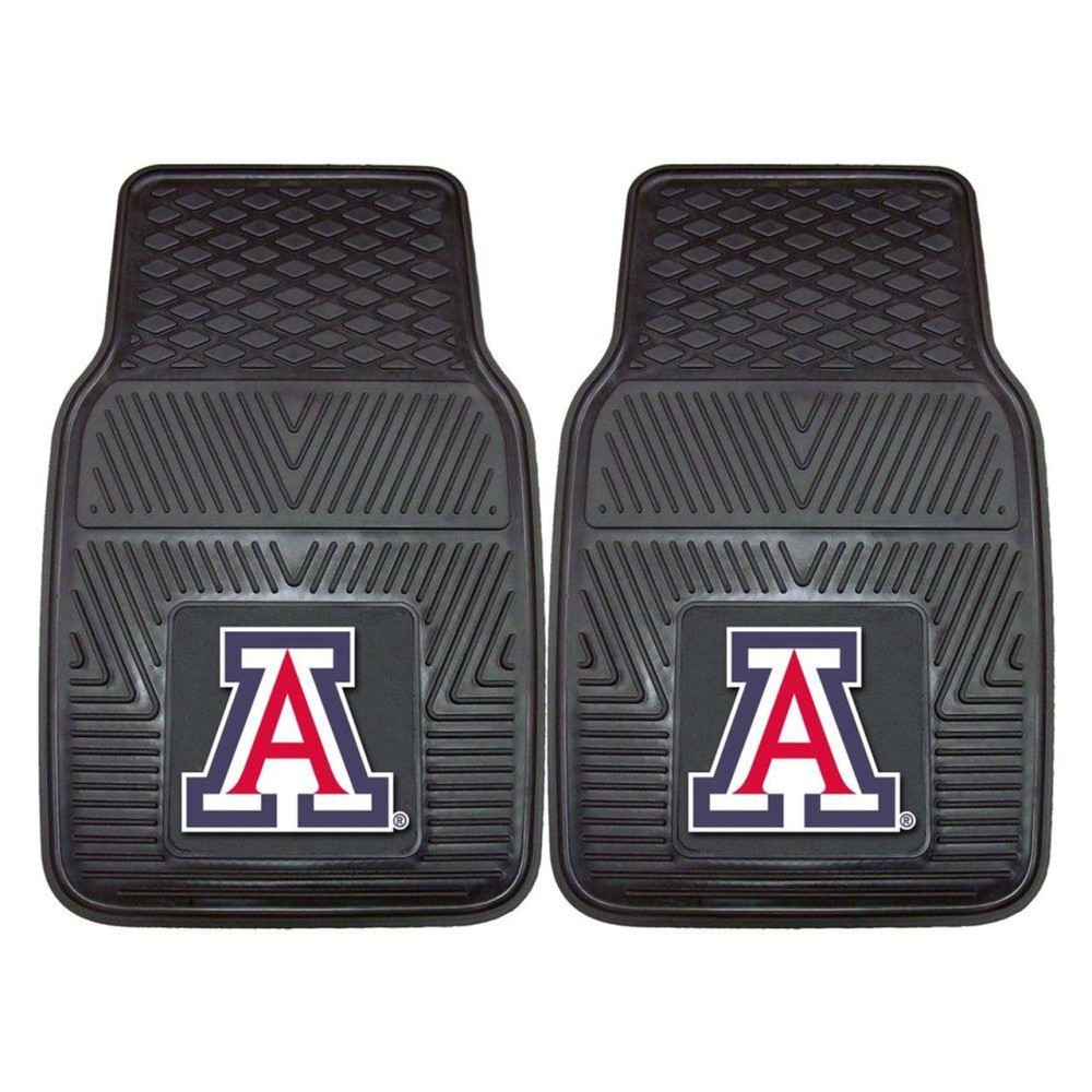 Arizona Wildcats Car Mats Heavy Duty 2 Piece Vinyl Special Order