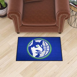 Nba Retro Minnesota Timberwolves Starter Mat Accent Rug 19In X 30In