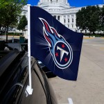 Rico Industries Nfl Tennessee Titans Car Flag With Included Pole 16 X 195Inches