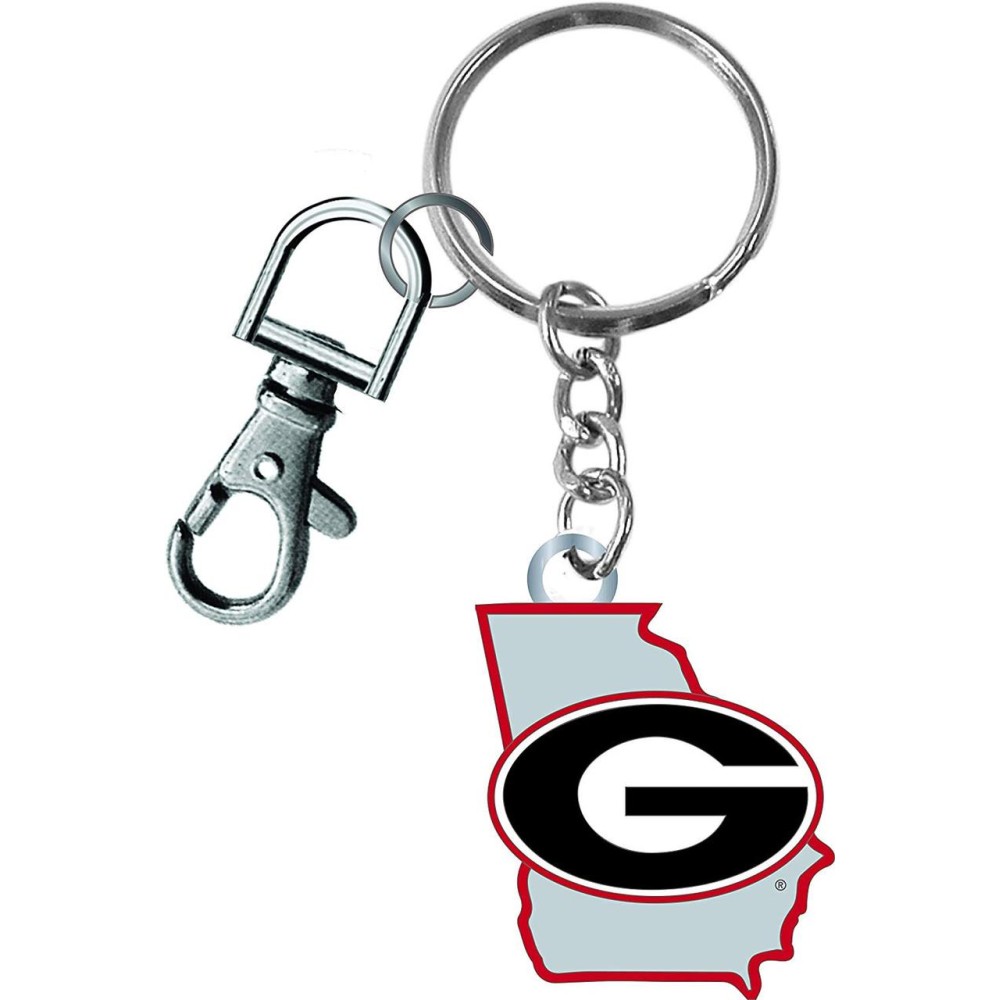 Georgia Bulldogs Keychain State Design Special Order