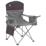 Coleman Cooler Quad Chair Grey And Black