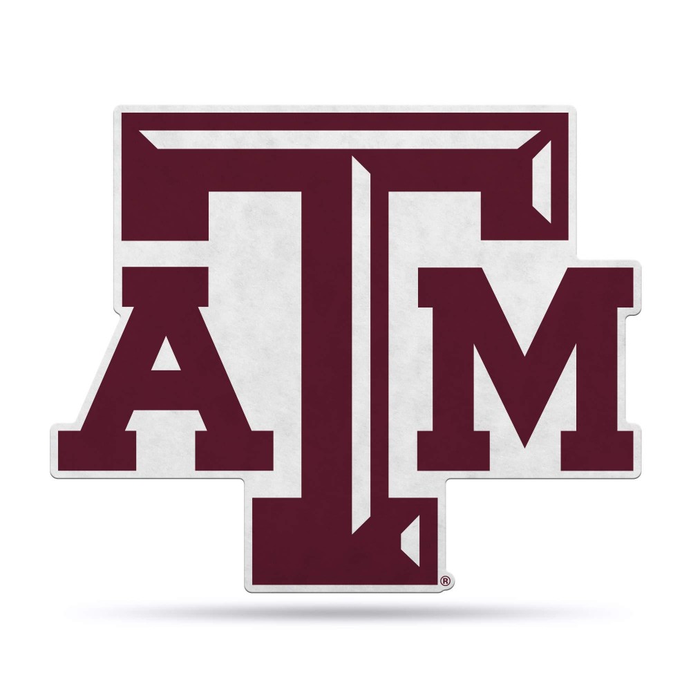 Texas Am Aggies Pennant Shape Cut Logo Design