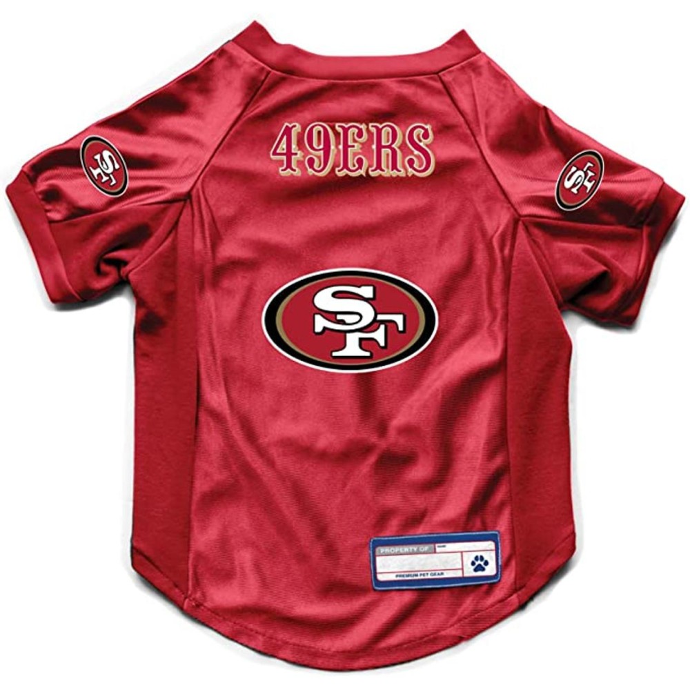 San Francisco 49Ers Pet Jersey Stretch Size Xl