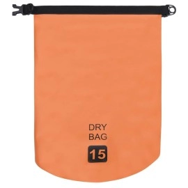 Vidaxl Dry Bag Orange 4 Gal Pvc