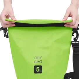 Vidaxl Dry Bag Green 13 Gal Pvc