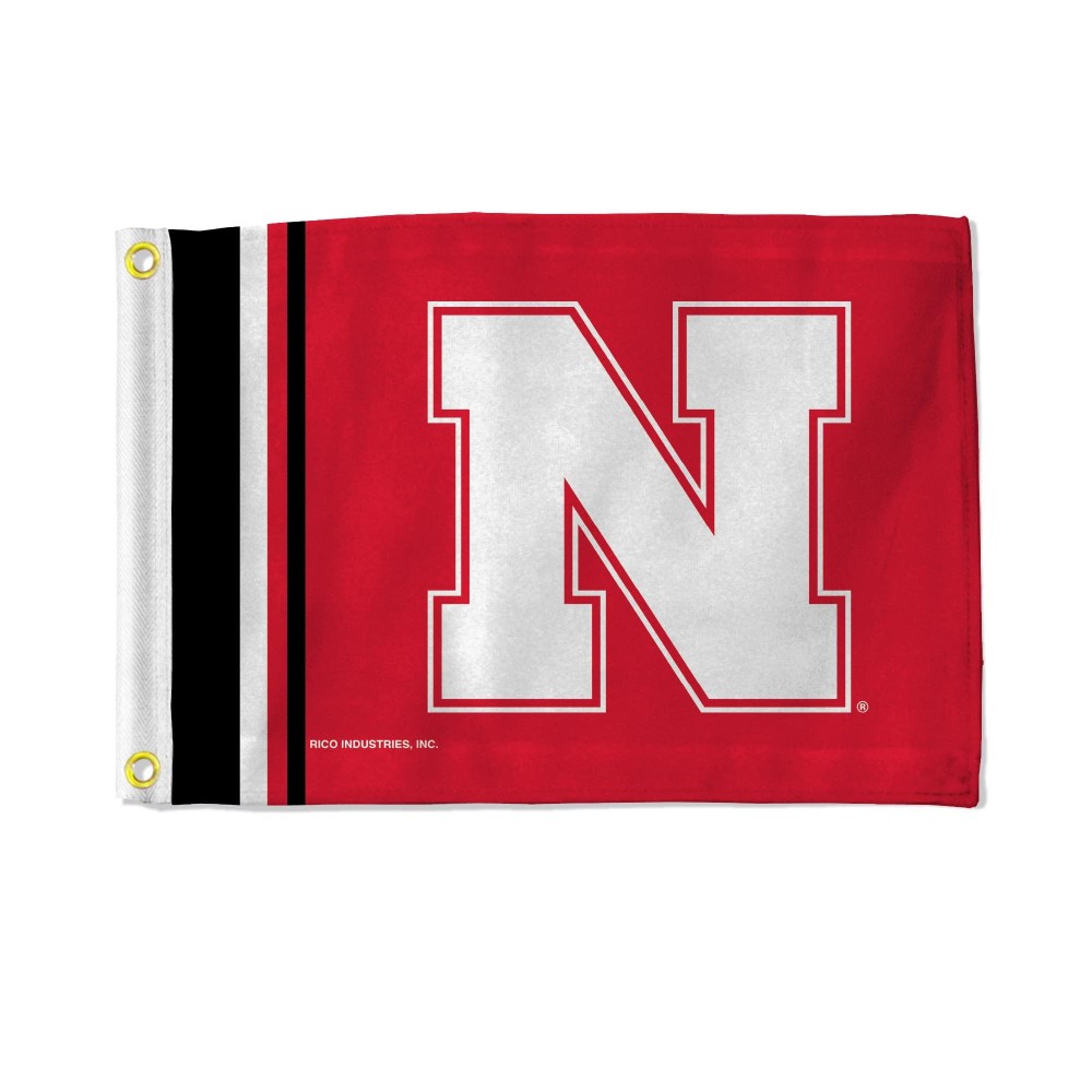 Nebraska Cornhuskers Flag 12X17 Striped Utility