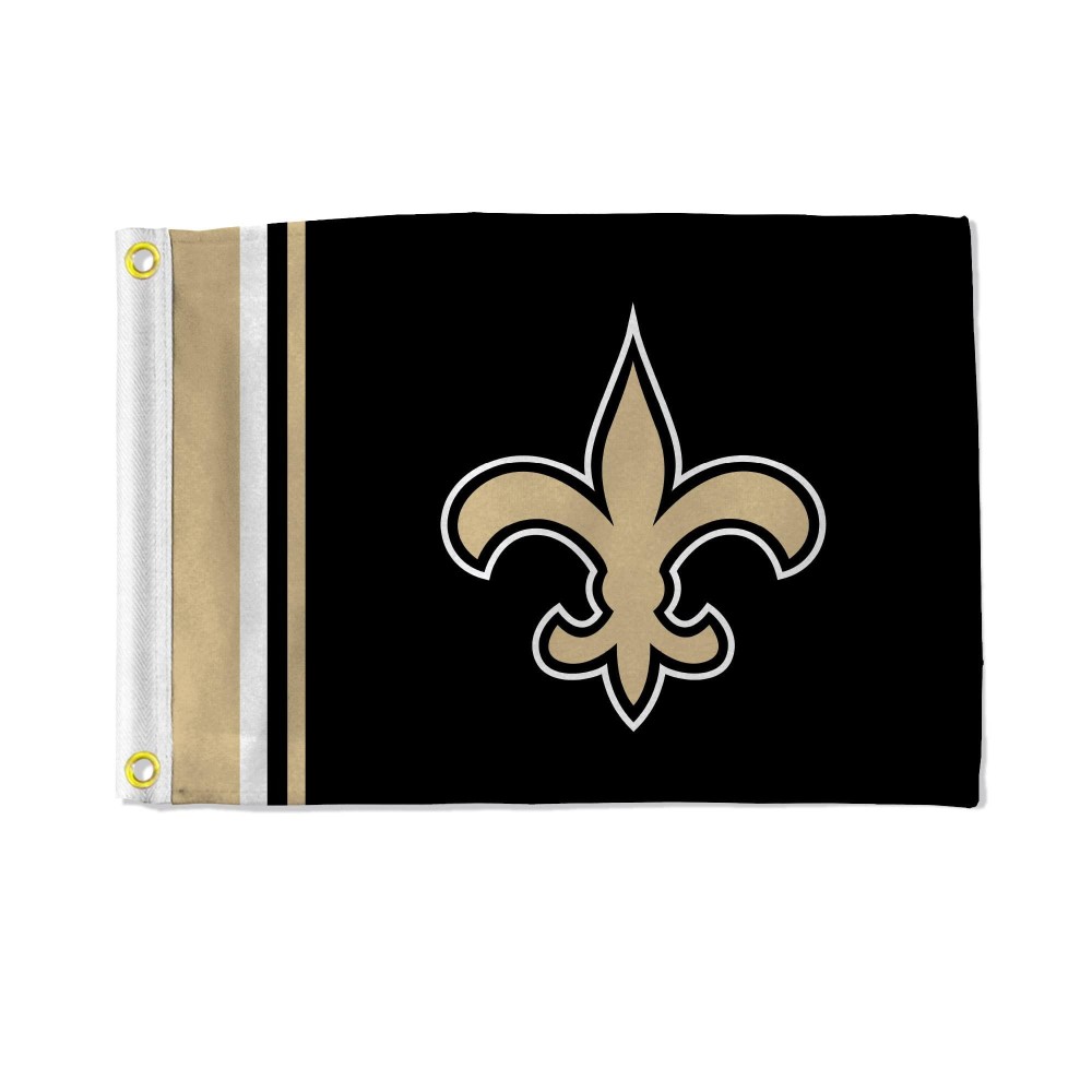 New Orleans Saints Flag 12X17 Striped Utility