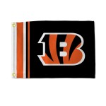 Cincinnati Bengals Flag 12X17 Striped Utility