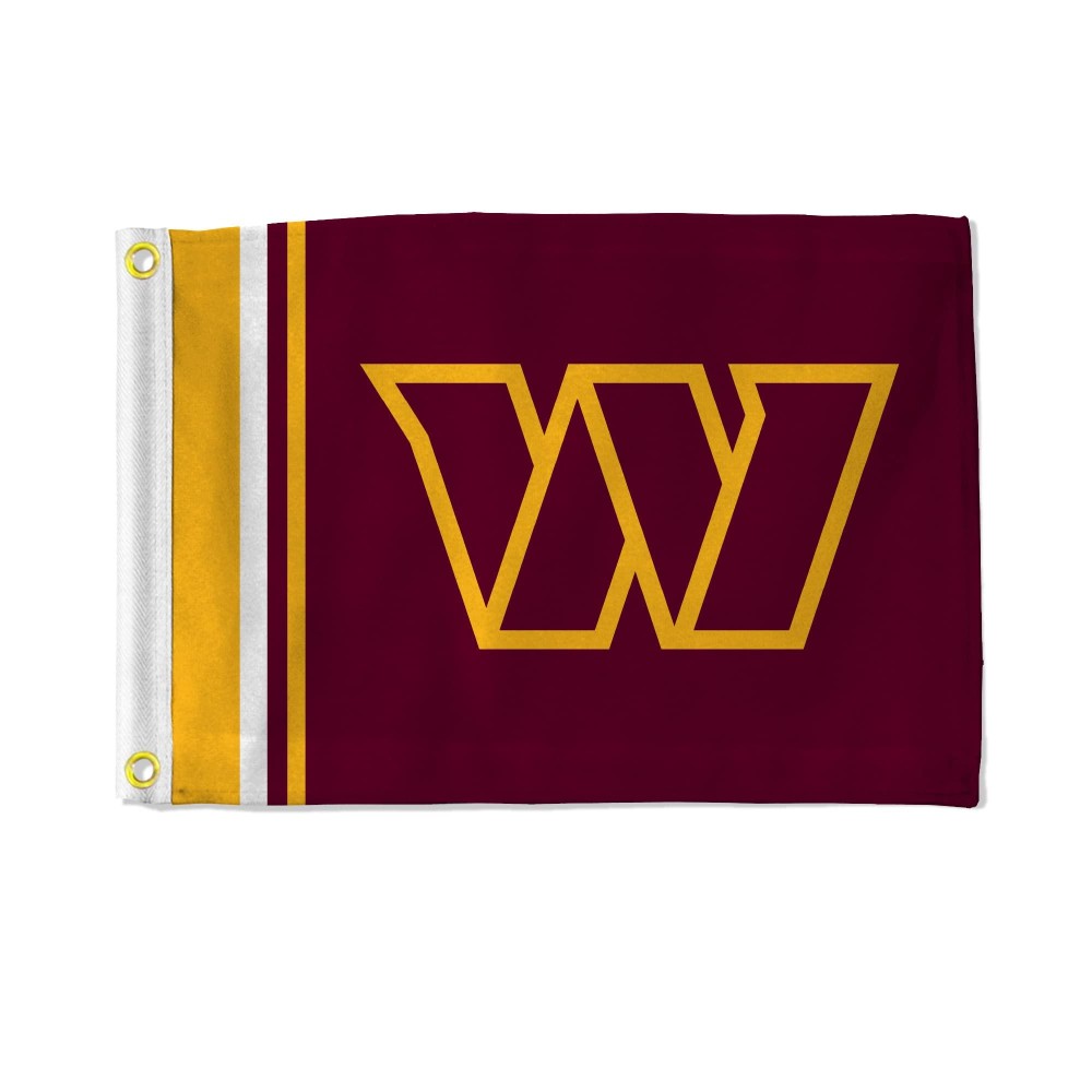 Washington Commanders Flag 12X17 Striped Utility