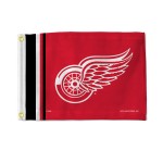 Detroit Red Wings Flag 12X17 Striped Utility