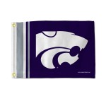 Kansas State Wildcats Flag 12X17 Striped Utility