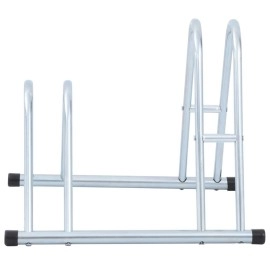 Vidaxl Bicycle Stand For 2 Bikes Floor Freestanding Galvanized Steel