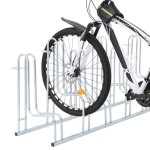 Vidaxl Bicycle Stand For 6 Bikes Floor Freestanding Galvanized Steel