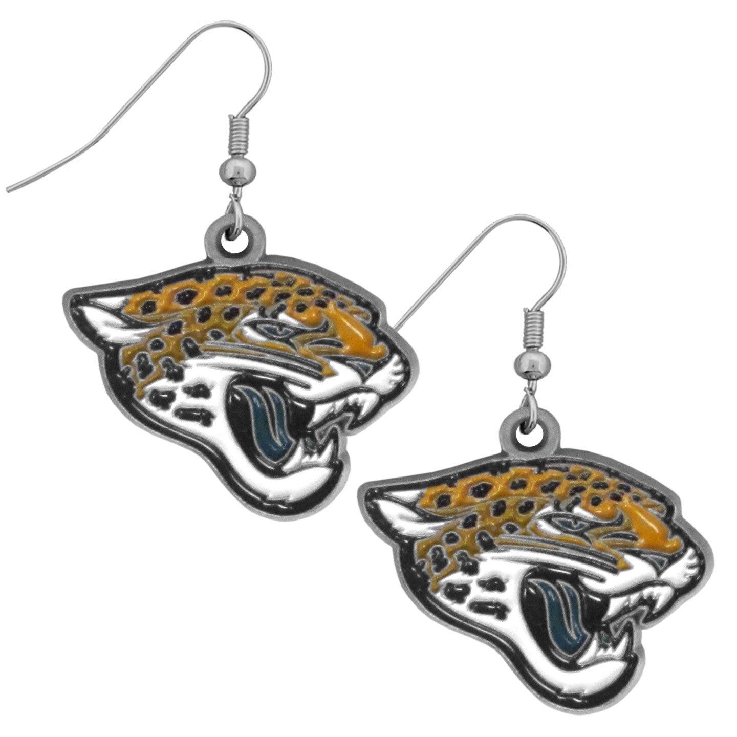 NFL Siskiyou Sports Womens Jacksonville Jaguars Dangle Earrings One Size  Team Color