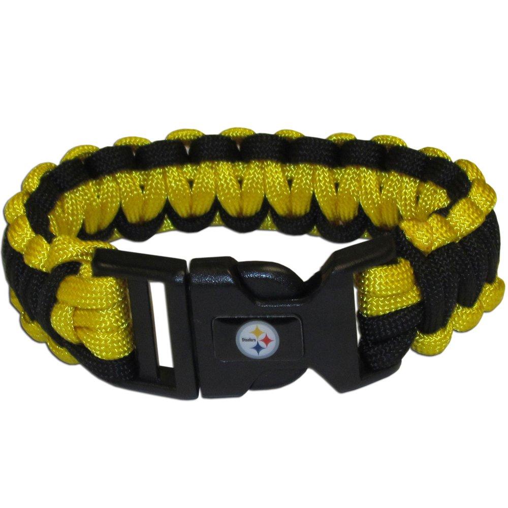 : NFL Siskiyou Sports Fan Shop Pittsburgh Steelers Fan Bracelet  One Size Team Color : Sports Fan Bracelets : Sports & Outdoors